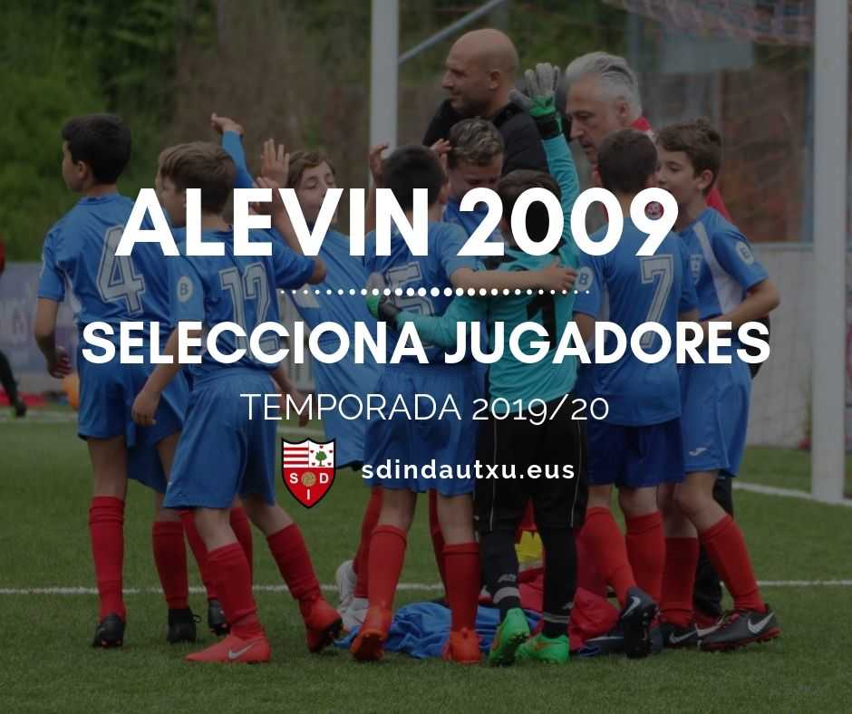 Lee más sobre el artículo Alevín 2009 selecciona jugadores para la temporada 2019/20